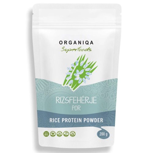 Bio Rizsfehérje Por 200g Organiqa